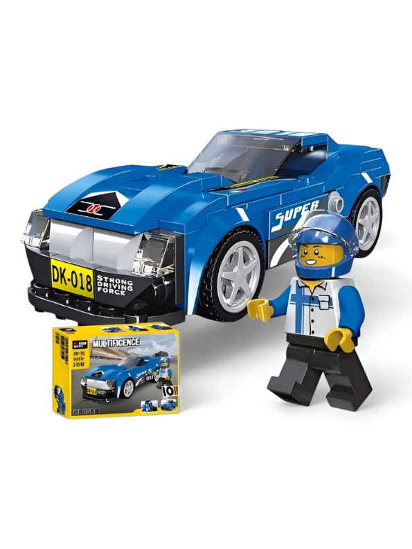 Architect Multificence Building Blocks Set – DIY Educational Toys for Kids & Teens 208+PCS | Cars, Planes, Trucks & Creativity Bricks Blue TV5574.