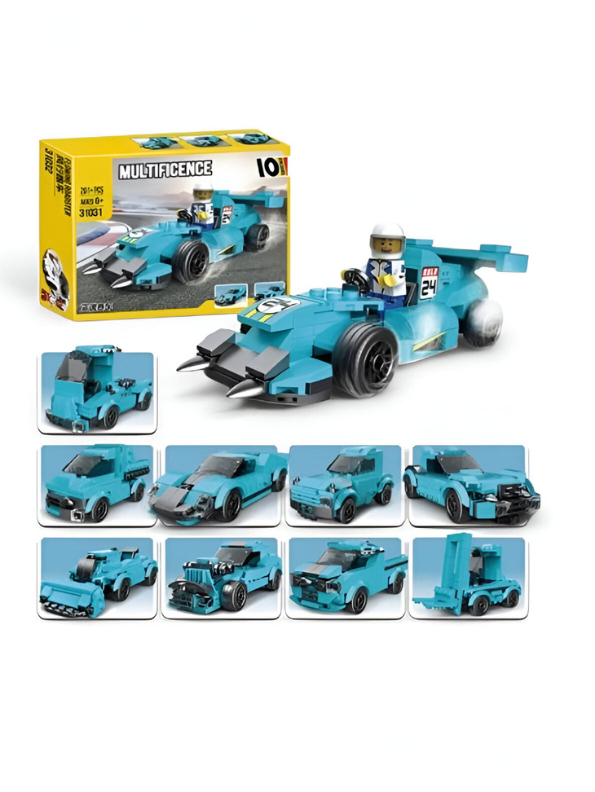 Architect Multificence Forklift Building Set – 211-Piece Construction Toy with Minifigure | DIY Educational Toys for Kids & Teens Turquoise TV5575.