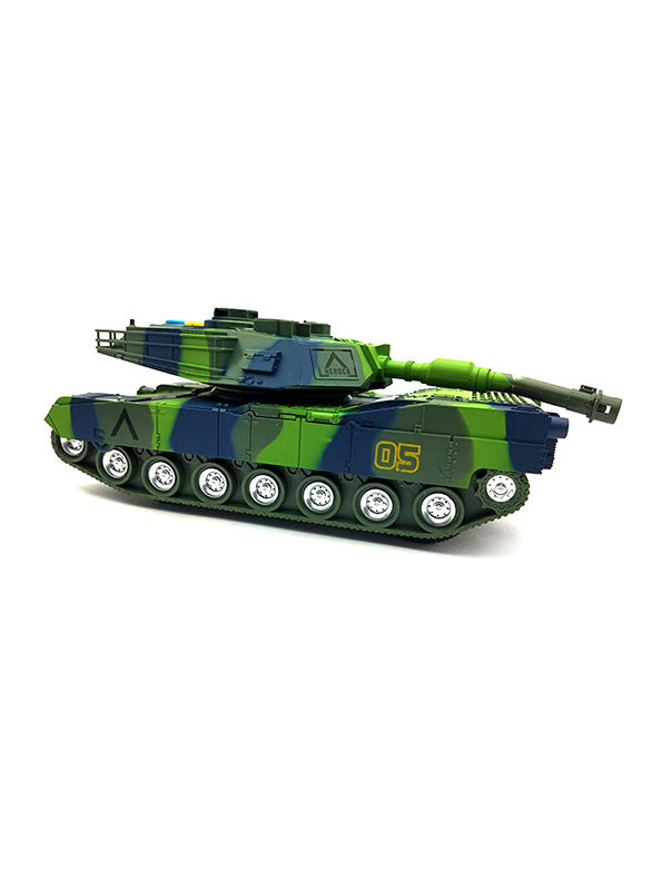 Army Military Battle Tank Toy - Green (L-J-40)