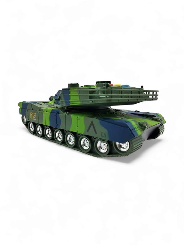 Army Military Battle Tank Toy - Green (L-J-40)