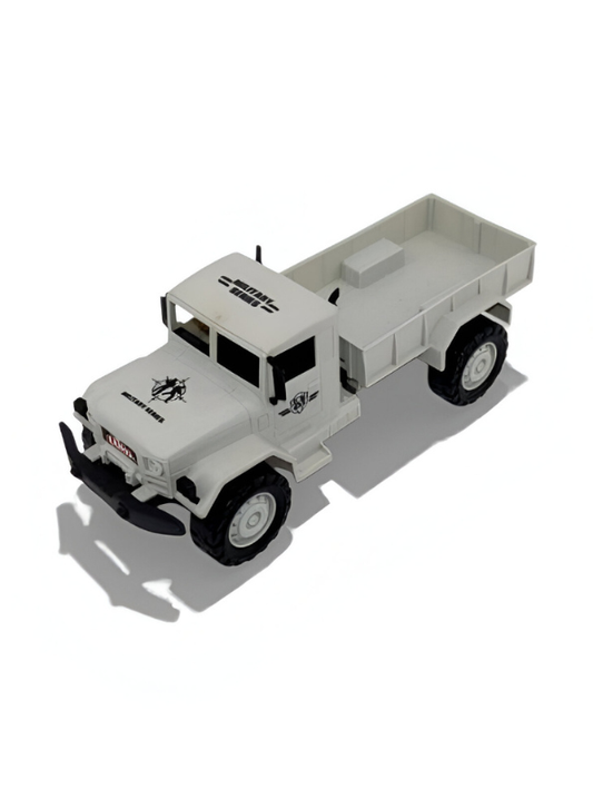 Army Military Truck Toy for Kids | Large Cargo Transportation Vehicle Grey LMI15589.