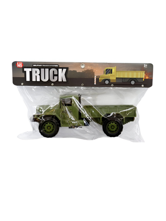 Army Military Truck Toy for Kids | Large Cargo Transportation Vehicle Green LMI15589.