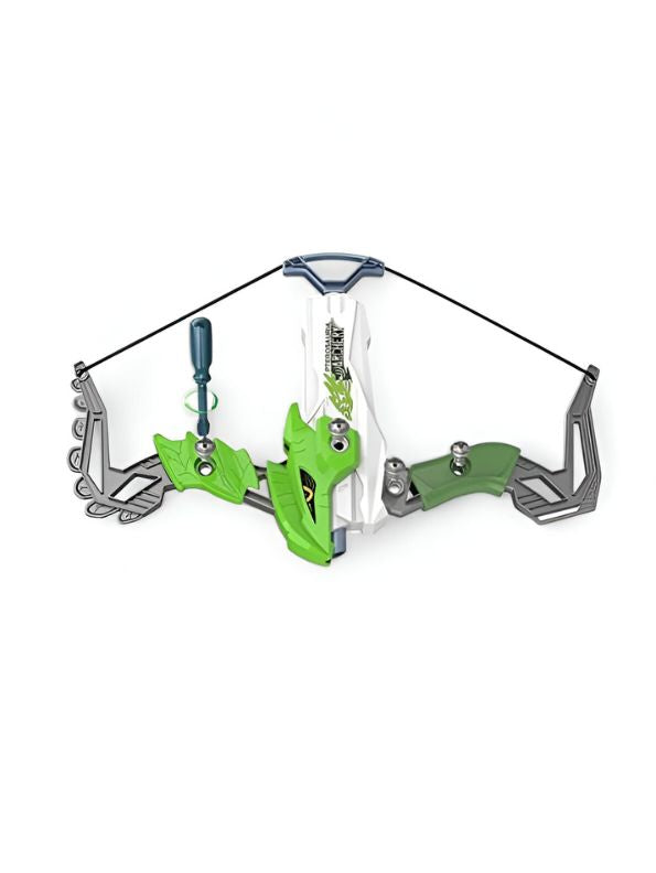 Green - ArrowMaster – Kids Archery Set with 20 Suction Cup Arrows & Soft Bullets | Safe Bow & Arrow Toy Gift for Boys & Girls LMI14409.