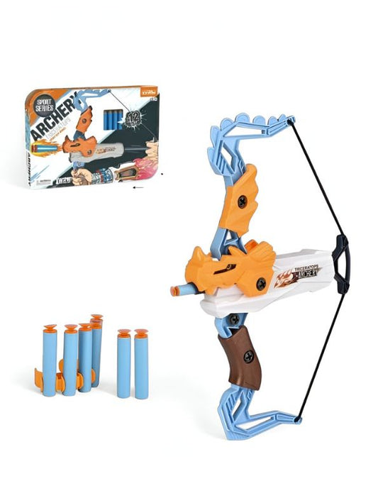 ArrowMaster – Kids Archery Set with 20 Suction Cup Arrows & Soft Bullets | Safe Bow & Arrow Toy Gift for Boys & Girls LMI14409.