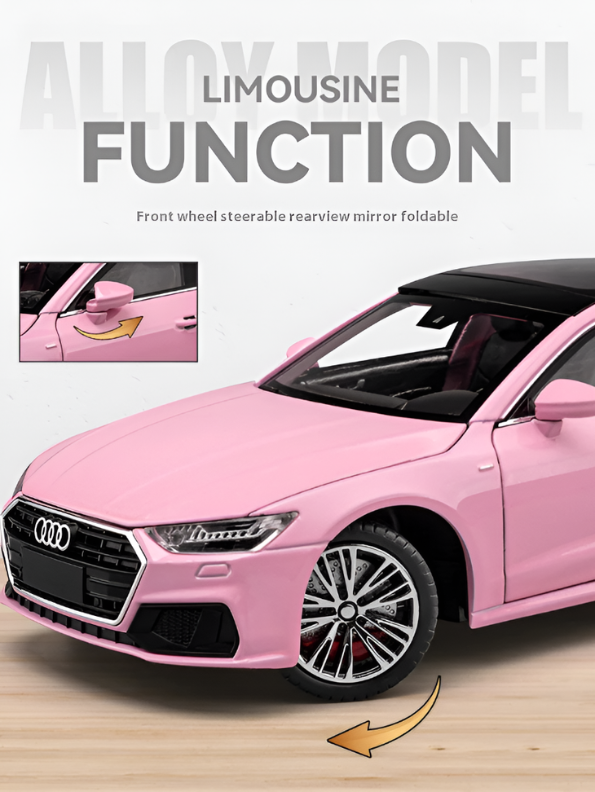 Audi A7 Alloy Diecast Car Model | 1:24 Scale Premium Metal Collectible Toy Car with Opening Doors TV6181
