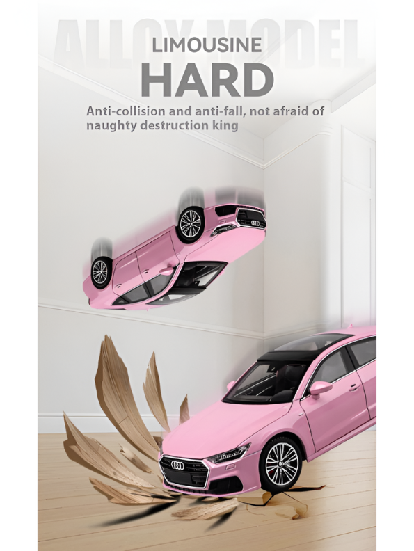 Audi A7 Alloy Diecast Car Model | 1:24 Scale Premium Metal Collectible Toy Car with Opening Doors TV6181