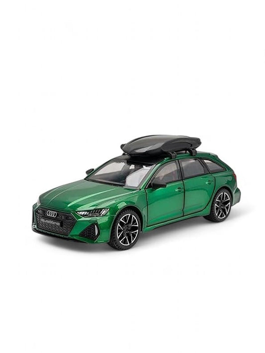 Audi RS6 Avant Model 1:24 Scale Diecast Car - Green Metal Collectible | MD-O-24 - Toyloft