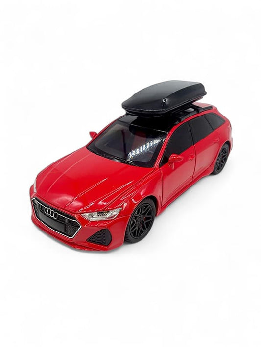 Audi RS6 Avant Model 1:24 Scale Diecast Car - Red Metal Collectible | MD-O-24