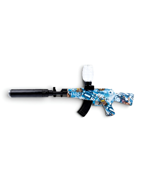 Automatic AK47 Gel Blaster Water Toy Gun - Electric Splatter Ball Blaster Set.
