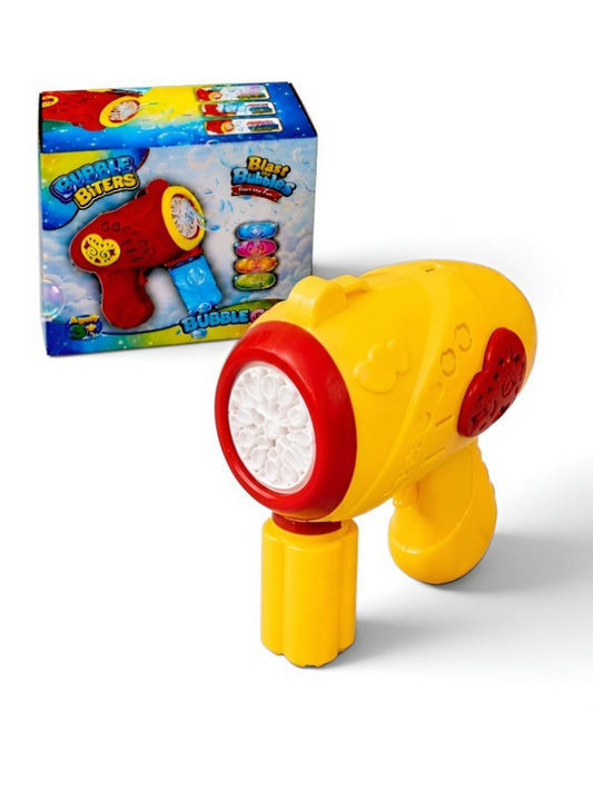 Automatic Bubble Gun Toy with Type-C Fast Charging, Leak-Proof Design & Bubble Solution for Kids LMI61882