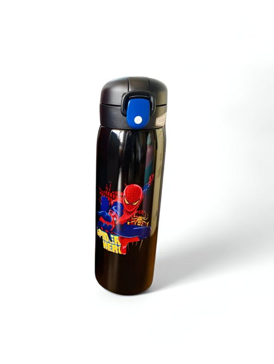 ShadowSpider - Avengers Theme Sipper Bottle – Stainless Steel & Leakproof 500ml Push Button with Lock  NOV8336.