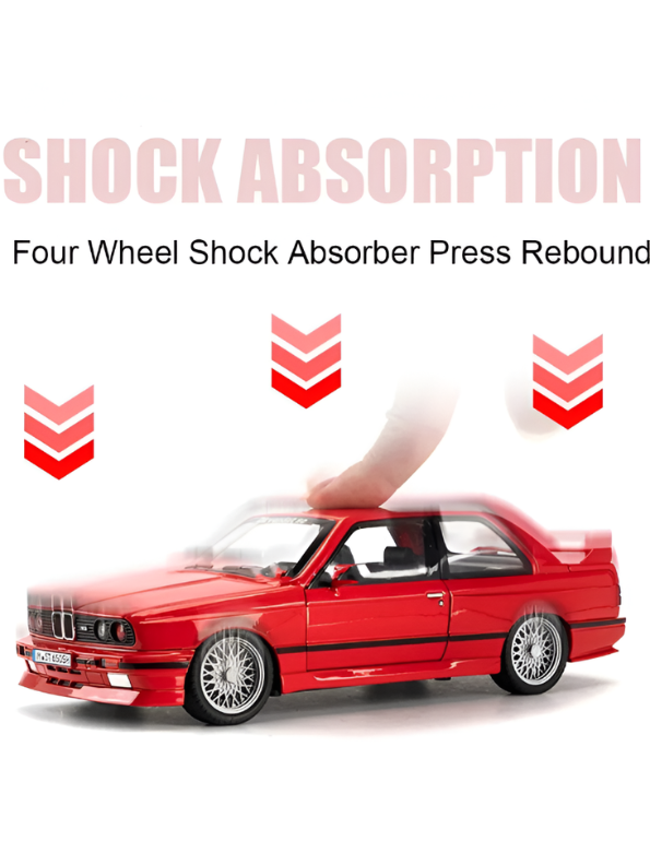 BMW M3 E30 Diecast Model Car | 1:24 Scale Collectible Replica Alloy Car MD581.