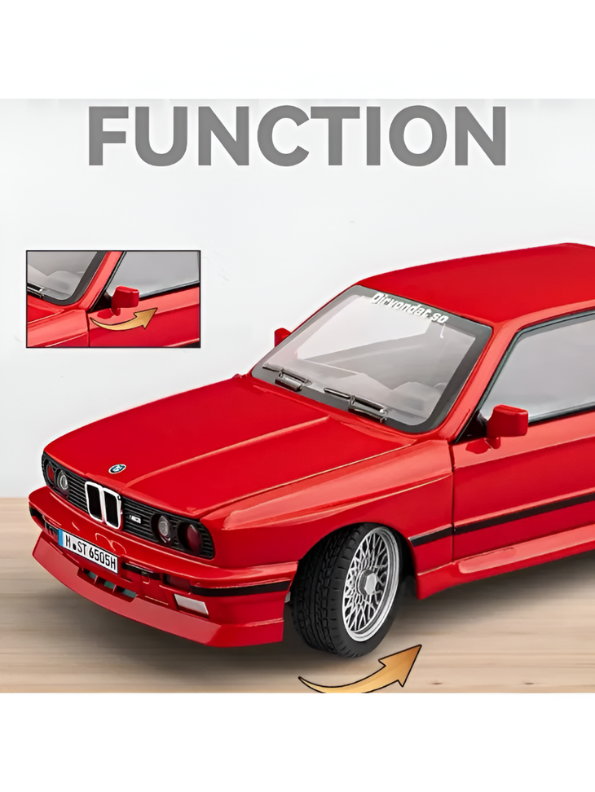 BMW M3 E30 Diecast Model Car | 1:24 Scale Collectible Replica Alloy Car MD581.