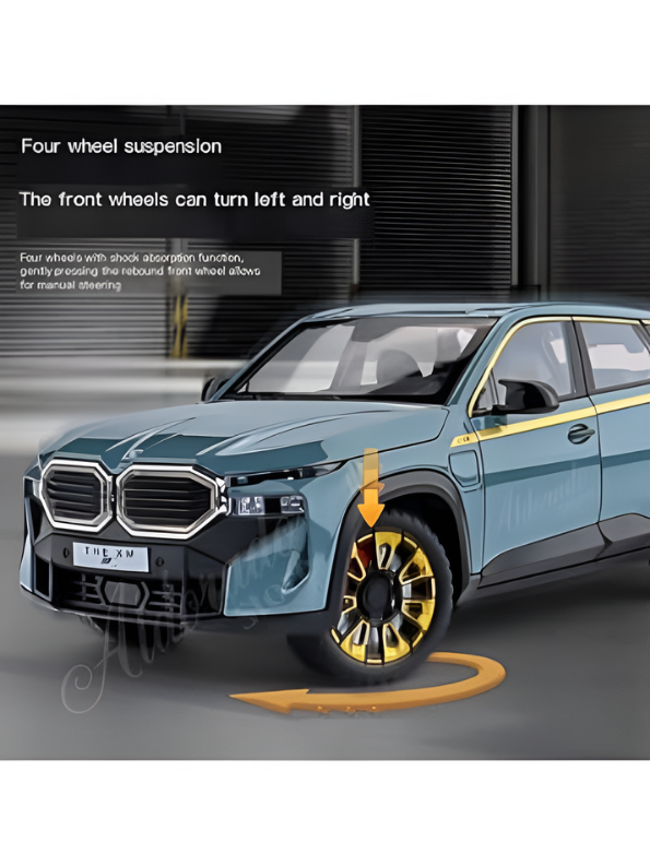 BMW XM Diecast Metal Toy Car Model 1:32 Scale  Alloy Model Car with Acrylic Display Box MD27