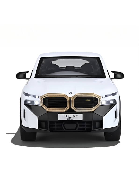 BMW XM Diecast Metal Toy Car Model 1:32 Scale White Alloy Model Car with Acrylic Display Box MD27
