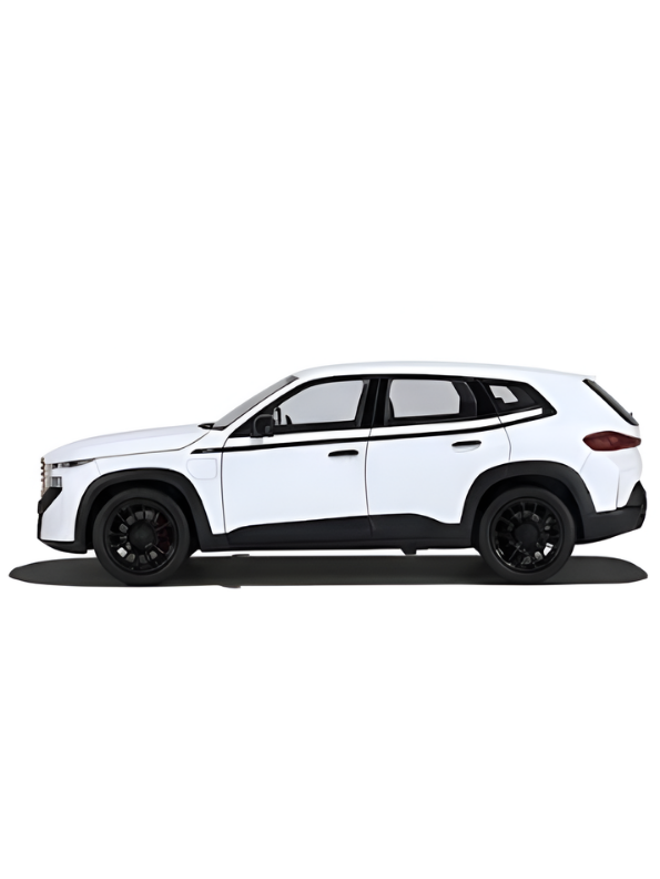 BMW XM Diecast Metal Toy Car Model 1:32 Scale White Alloy Model Car with Acrylic Display Box MD27