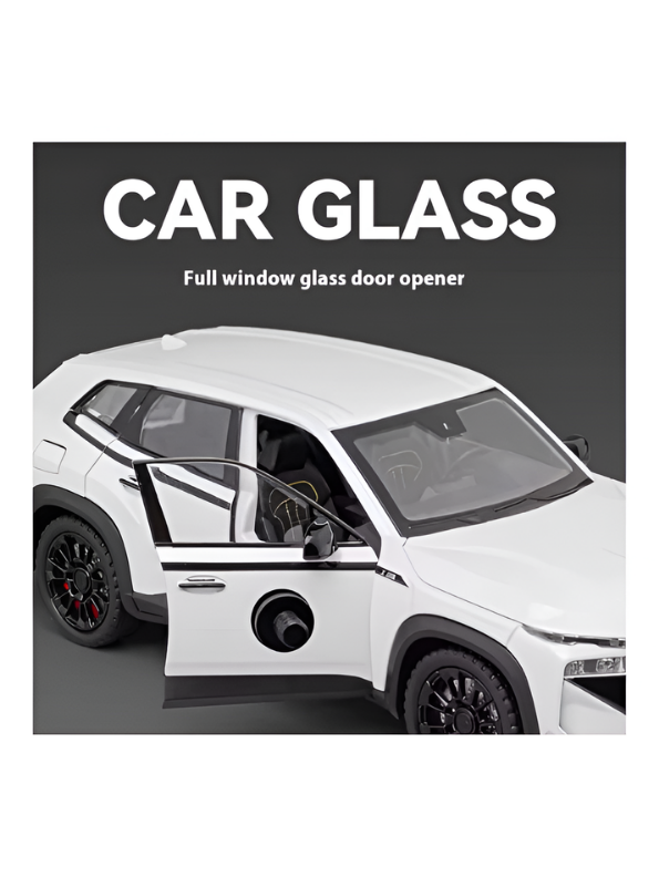 BMW XM Diecast Metal Toy Car Model 1:32 Scale White Alloy Model Car with Acrylic Display Box MD27