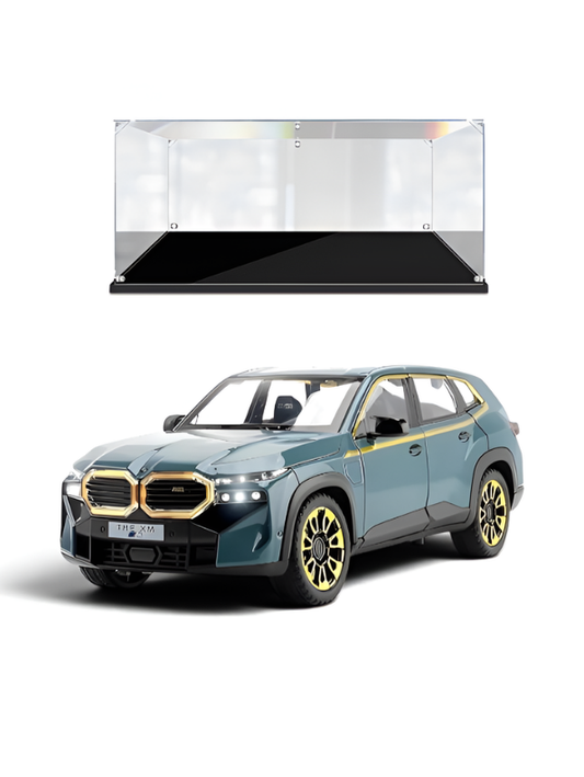 BMW XM Diecast Metal Toy Car Model 1:32 Scale Alloy Model Car with Acrylic Display Box MD27