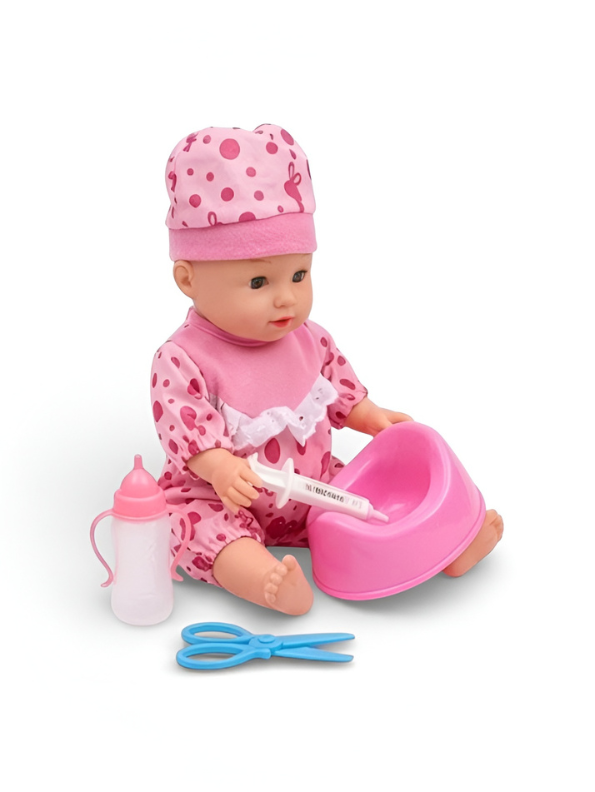 Baby Doll Medical Kit – Doctor Playset with Accessories for Role Play & Learning TV2178.