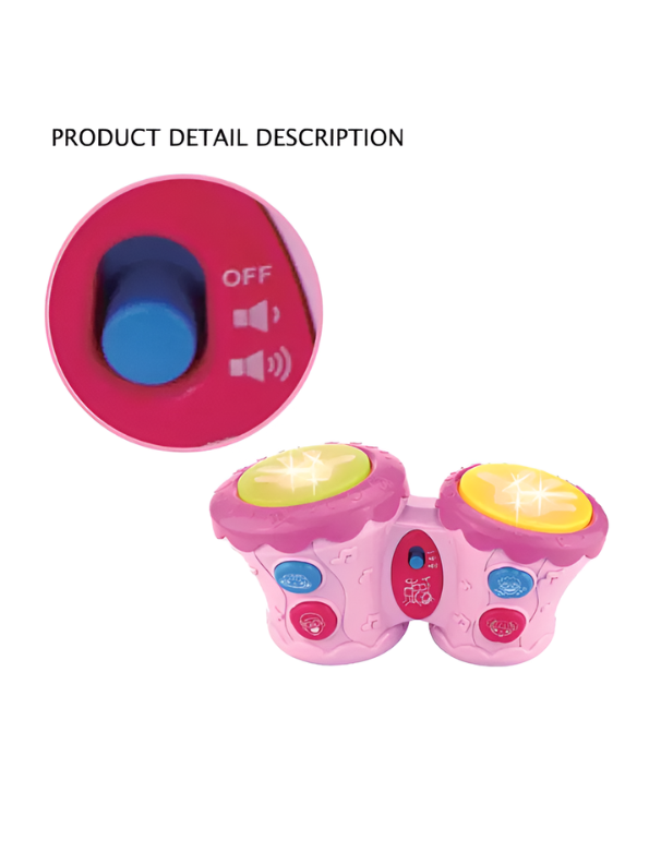 Baby Drum Toy – Educational Electronic Bongo TV7216.