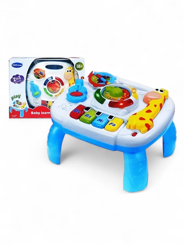 Baby Musical & Learning Study Table Toy for Kids - Interactive Educational Playset | TV-N-