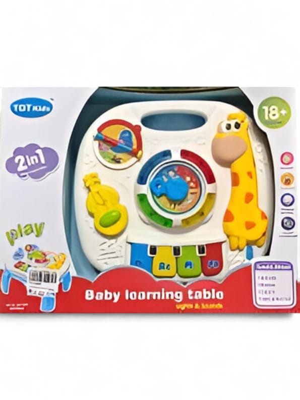 Baby Musical & Learning Study Table Toy for Kids - Interactive Educational Playset | TV-N-