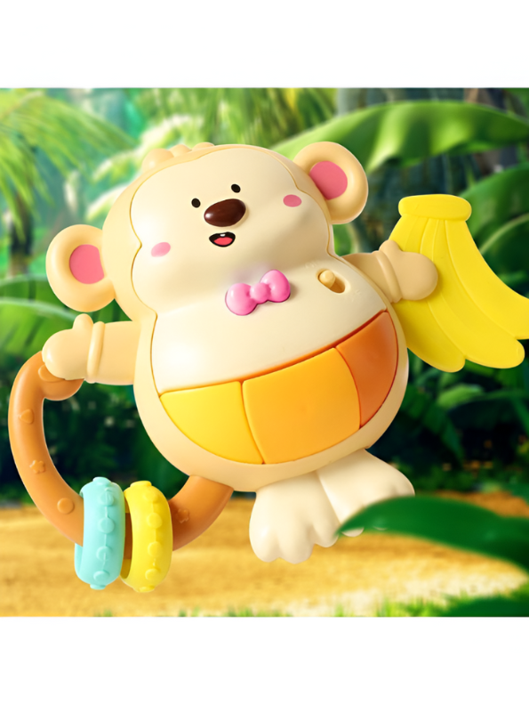 Banana Bunnies – Banana Monkey Baby Finger Piano, Musical Teether & Educational learning toy NX15652.
