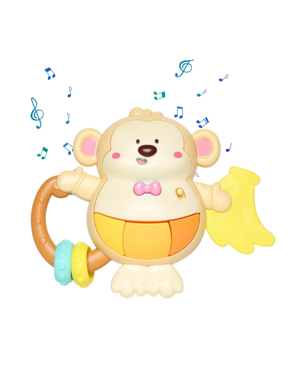 Banana Bunnies – Banana Monkey Baby Finger Piano, Musical Teether & Educational learning toy NX15652.