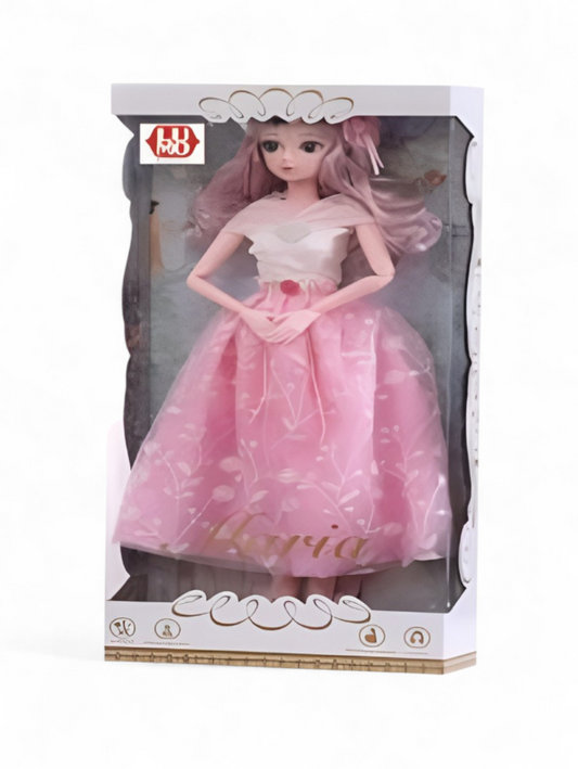 Pink - Barbie Princess Doll – Pink Gown | Royal Ballerina Toy | Perfect Gift for Girls LMI10474.