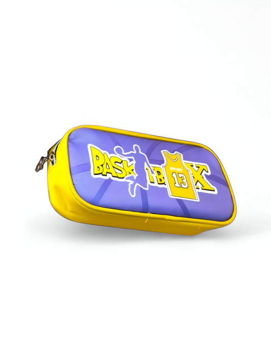Basketball Pencil Case for Kids | Sports Themed Pen Pouch with Zipper | Boys Stationery Organizer Gift  NOVGBT-50247.
