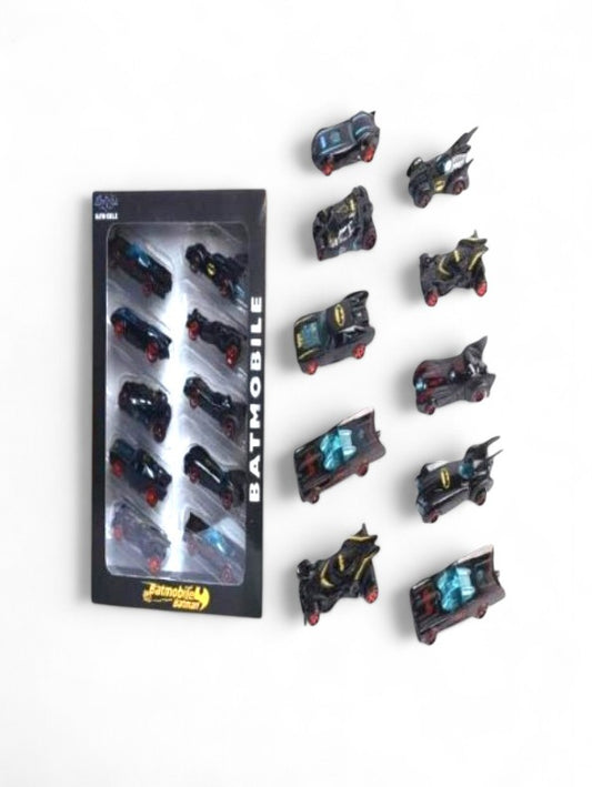 Batman Cars Set of 10 – Diecast Superhero Toy Vehicles for Kids | Collector’s Edition Batman Car Pack TV5812.