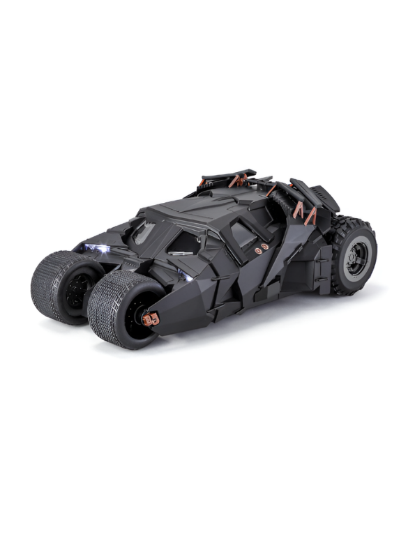 Authentic Batmobile Tumbler Diecast Car 1:18 – Detailed Collectible with Lights, Sound & Exhaust Mist - Free Car Inside - LMI16443.