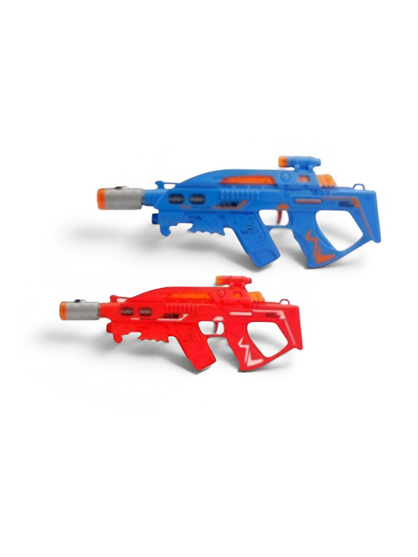 Battery Operated Electric Toy Gun with Smoke Effect - Red LMI16600.