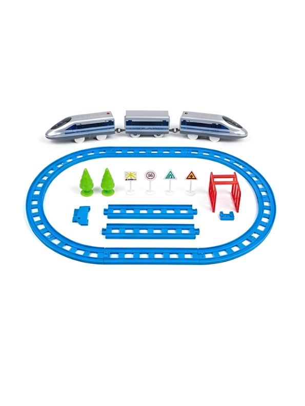 Battery Operated High-Speed Bullet Train Toy Set with Tracks TV7005.
