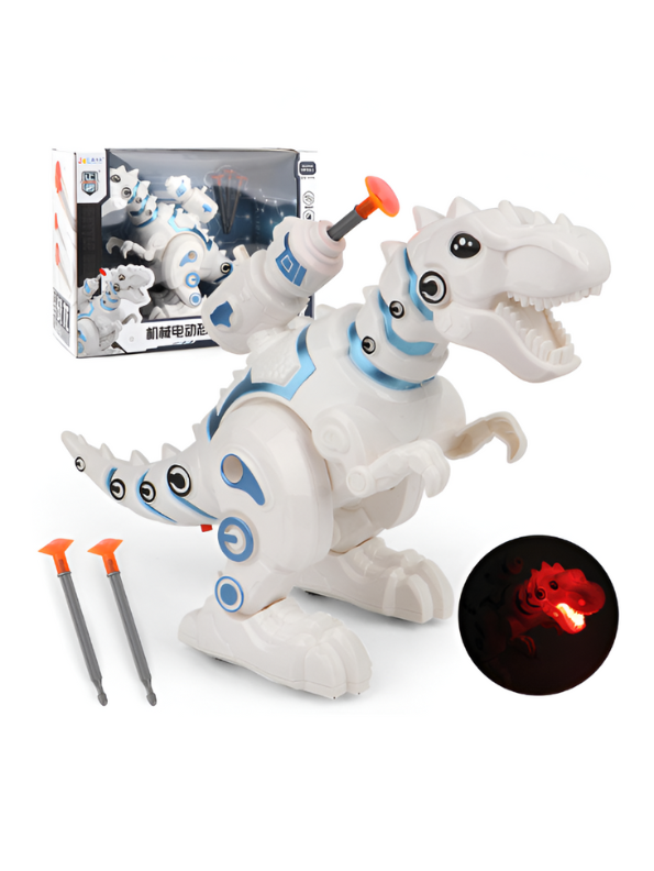 Battle Dragon – Walking Robot Dinosaur Toy with Lights, Music & Missile Launch | Action Robo Dino for Kids LMI13882.