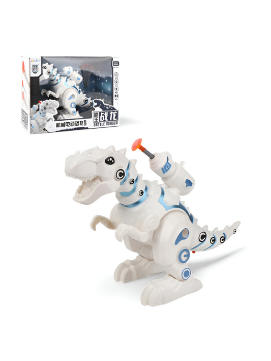 Battle Dragon – Walking Robot Dinosaur Toy with Lights, Music & Missile Launch | Action Robo Dino for Kids LMI13882.