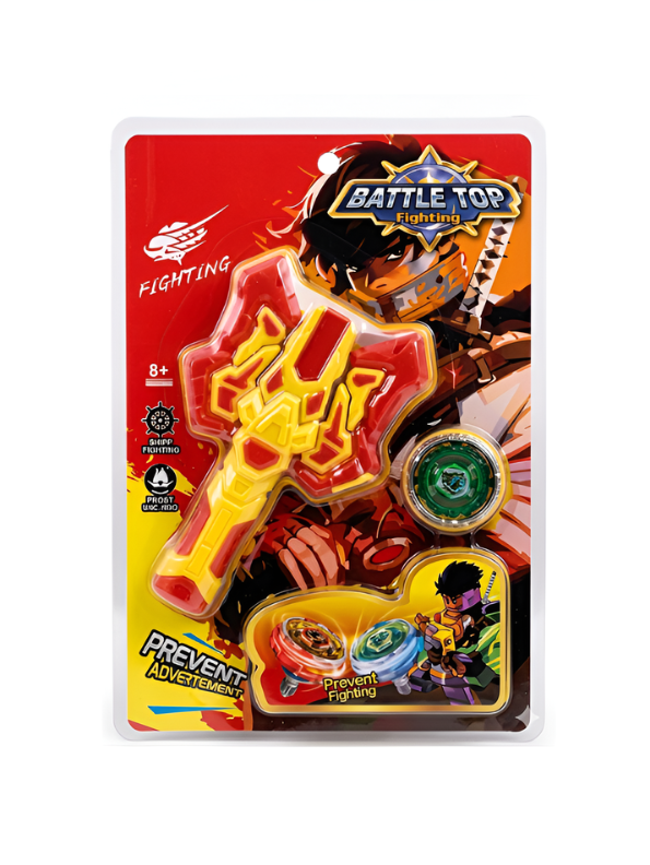 Battle Top Spinning Toy Set with Power Launcher NX16579.