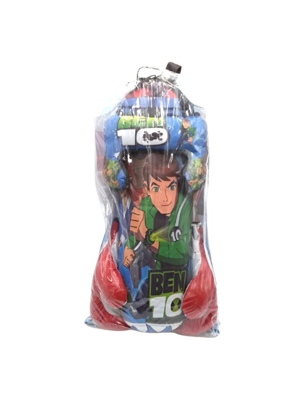Ben 10 Kids Boxing Set – Inflatable Punching Bag with Gloves & Air Pump, Junior Training Set LMI4514.