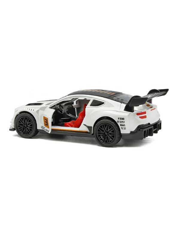 Orange - Bentley Continental GT3 Diecast Car – Alloy Model with Openable Doors and Pull-Back Action Scale 1:36 LMI15331.