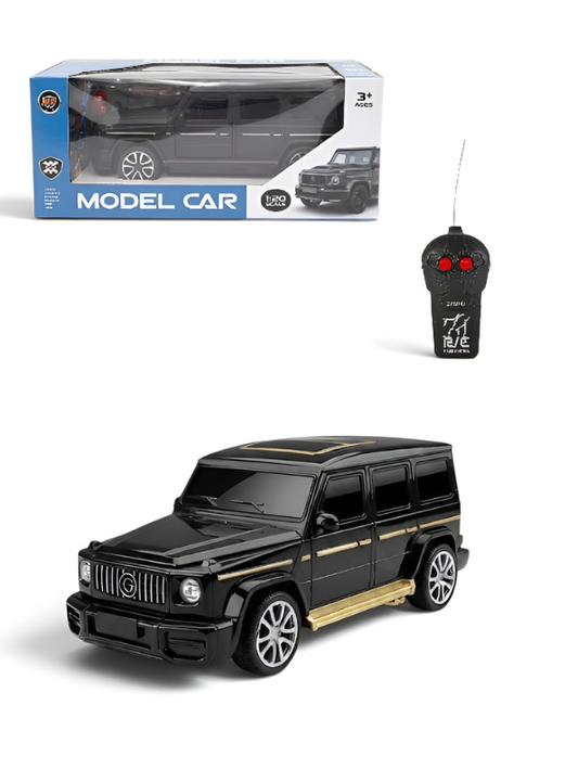 Black G-Wagon Style Remote Control SUV Toy Car for Kids – 27MHz 2-Channel R/C Vehicle with Forward & Reverse Remote TV5495