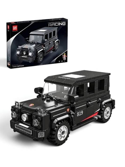 Black Racing SUV Building Blocks Toy – 316 Construction Model Car Set TV3924