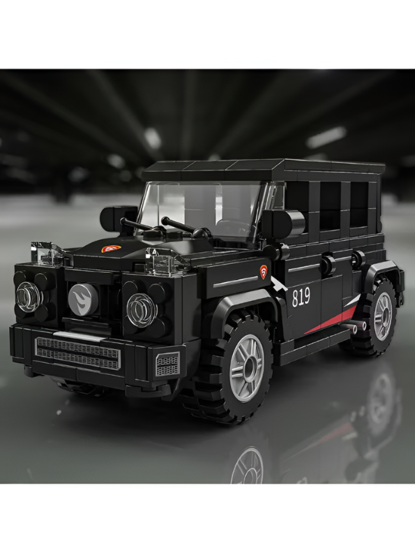 Black Racing SUV Building Blocks Toy – 316 Construction Model Car Set TV3924