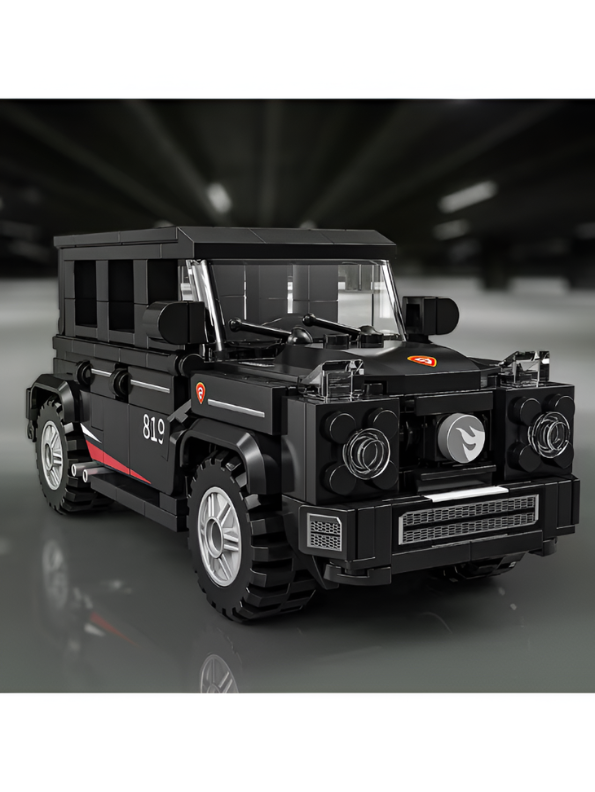 Black Racing SUV Building Blocks Toy – 316 Construction Model Car Set TV3924