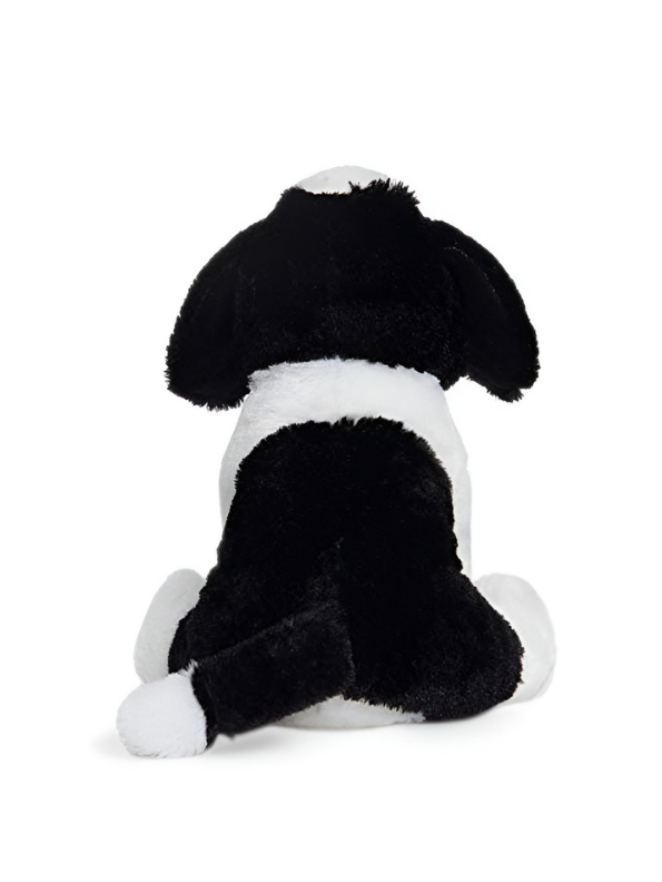 Black and White Puppy Plush Toy 25cm – Soft Floppy Ear Dog Stuffed Toy ST16297.