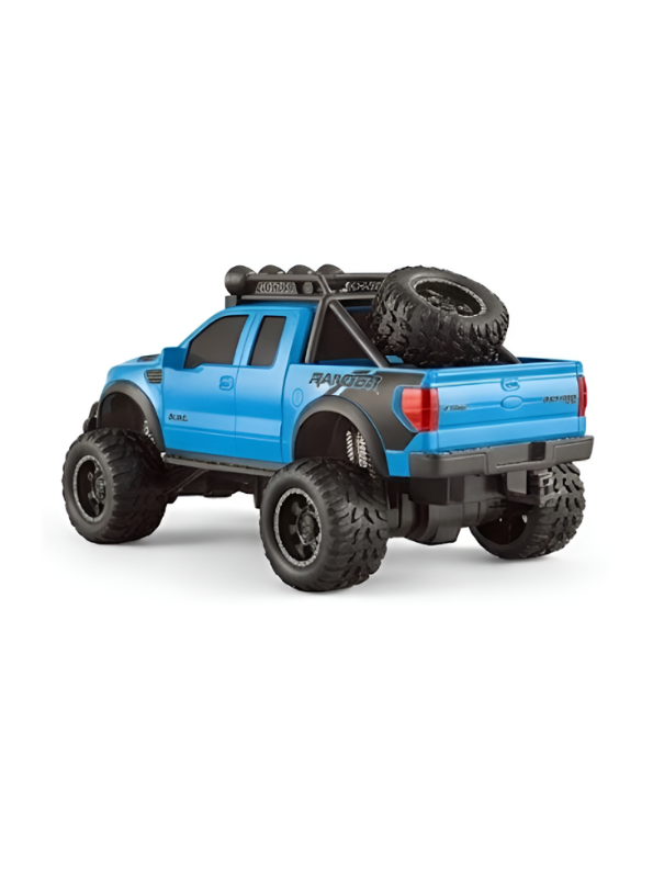 Blue Monster Truck Off-Road Ranger Pickup with LED Lights TV6201.