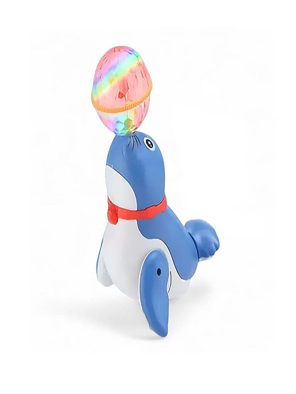 Blue Musical and Dancing Seal Toy for Kids (TV-N-24) - Interactive Light-Up Animal Toy with Fun Movements