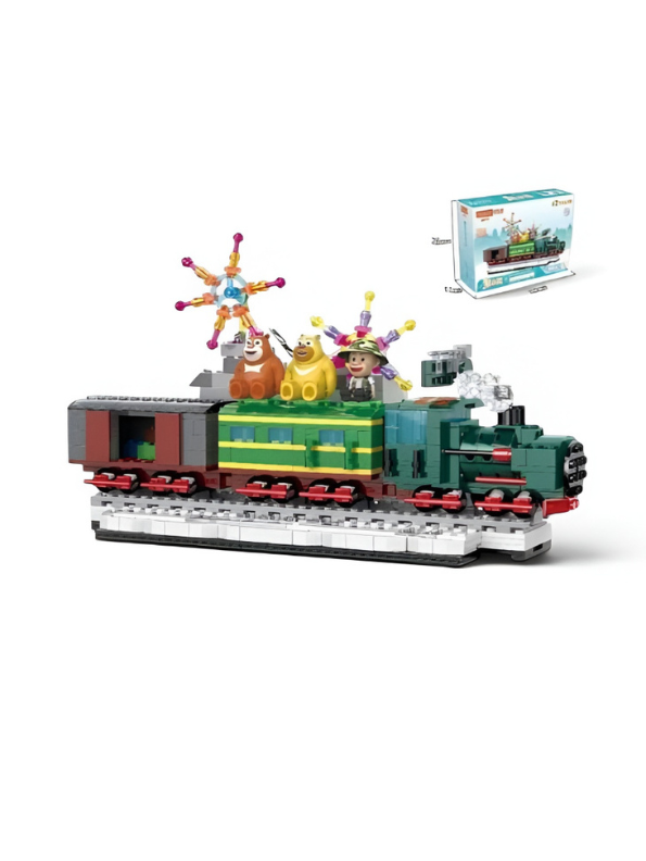 Boonie Bears Building Block Train Set TV6212.