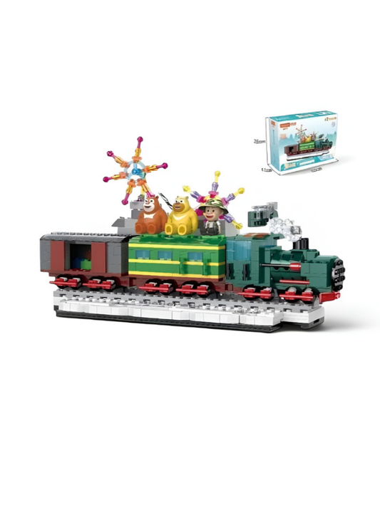 Boonie Bears Building Block Train Set TV6212.
