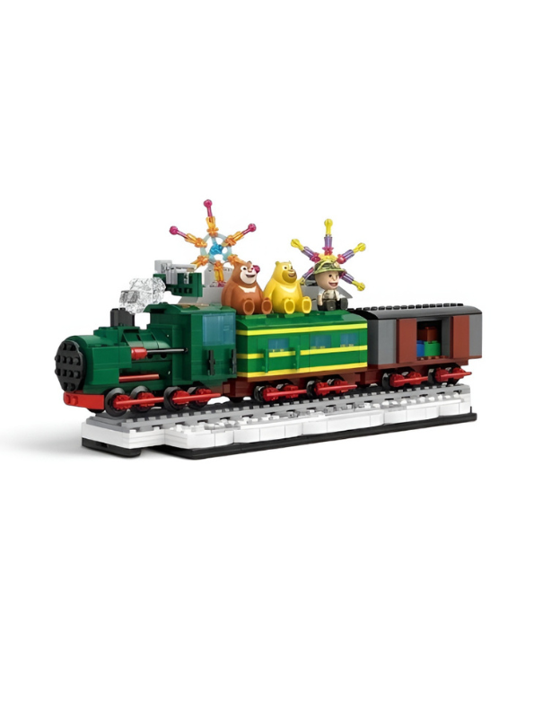 Boonie Bears Building Block Train Set TV6212.