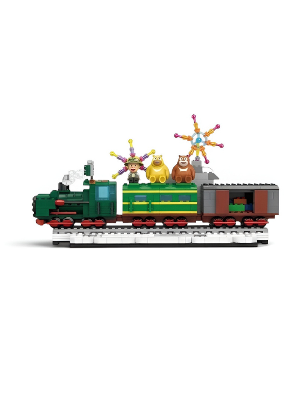 Boonie Bears Building Block Train Set TV6212.